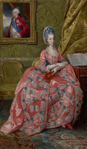 Portret van aartshertogin Maria Amalia van Oostenrijk, hertogin van Parma
