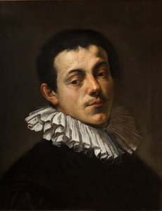 Portret van de schilder Joseph Heintz, 1584-85 door Johann or Hans von Aachen
