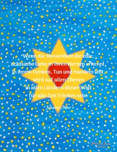 De lichtbrengende ster van edele, zorgzame liefde