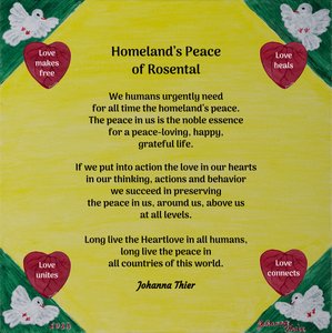 Vrede van het thuisland van Rosental door Johanna Thier