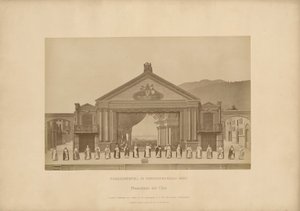 Passiespel van Ober-Ammergau - Proscenium met koor