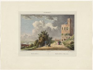 Gezicht op het Belvédère in Nijmegen
