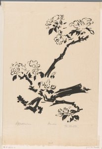 Appelbloesem door Johannes Frederik Engelbert ten Klooster (signed by artist)