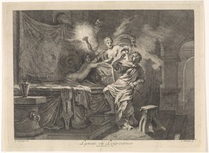 Ceres verhindert de moord op Triptolemus door Johannes Glauber