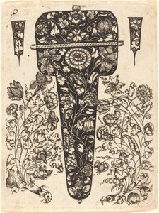 Hanger versierd met bloemen door Johannes Hanias