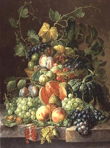 Mand met fruit