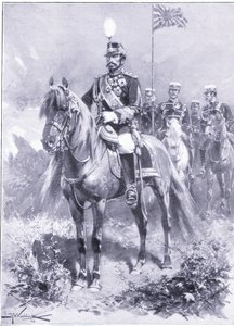 Zijne Keizerlijke Majesteit: De Keizer van Japan, illustratie uit Cassells Geschiedenis van de Russisch-Japanse Oorlog Vol 1, ca. 1900