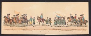 Historische optocht door studenten van de Groningse Hogeschool, 1850 (plaat 2)