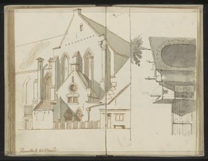 Buurkerk te Utrecht door Johannes Huibert Prins