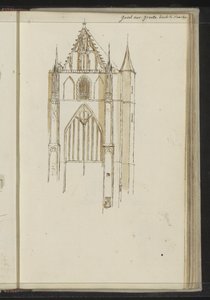Gevel van de Grote Kerk te Haarlem