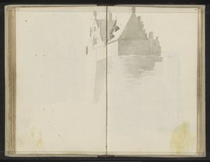 Waterslootse Poort te Delft door Johannes Huibert Prins