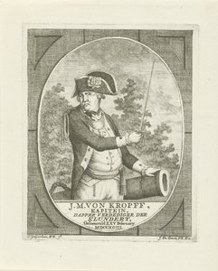 Portret van Joachim Maurits von Kropff