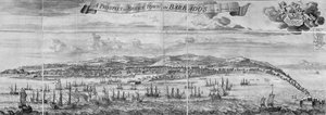 Vooruitzicht van Bridge Town op Barbados