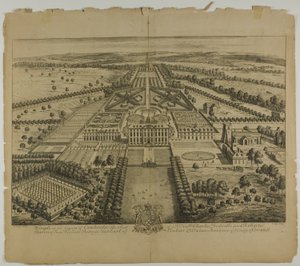 Wimple in het Graafschap Cambridge, plaat 32 uit Britannia Illustrata