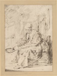 Pannenkoekvrouw, 1768 door Johannes Kornlein
