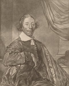 Portret van een Zittende Man door Johannes Kornlein
