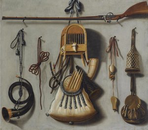 Stilleven met Jachtuitrusting