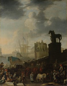 De Beklimming van het Capitool met het Grijze Paard van de Nieuwgekozen Paus