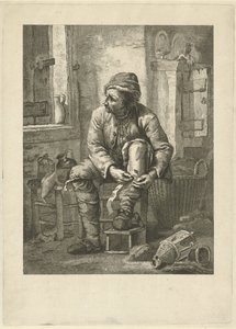 Man verbindt zijn been door Johannes Schoenmakers