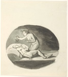 Psyche en de slapende Amor