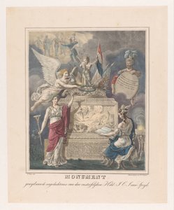 Allegorisch grafmonument voor Jan Carel Josephus van Speijk door Johannes Steyn