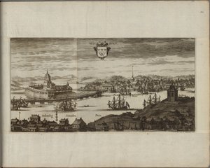 Zicht op Vyborg door Johannes Van den Aveele