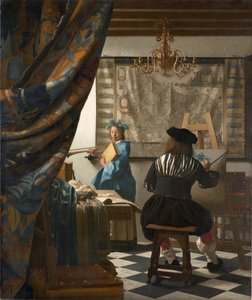 De kunst van het schilderen door Johannes Vermeer