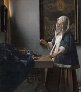 Vrouw met evenwicht door Johannes Vermeer