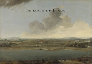 Handelsposten van de Nederlandse Oost-Indische Compagnie in Lawec, Cambodja door Johannes Vinckeboons