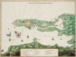 Kaart van Puerto Rico