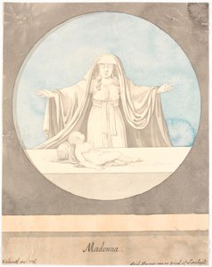 Madonna met kind door Johannes Wiedewelt
