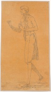 Portret van Abildgaard? Kalk door Johannes Wiedewelt