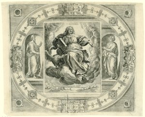 Evangelist Johannes door Johannes Wierix (rejected attribution)