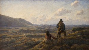 Idylle op de heide door Johannes Wilhjelm