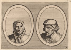 "Beveynsde Hil" en "Listighe Jorden" door Johannes and Lucas van Doetechum after Pieter Bruegel the Elder