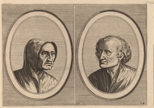 "Erlijcke Lyn" en "Snoepighe Steeve" door Johannes and Lucas van Doetechum after Pieter Bruegel the Elder