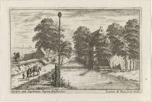 Gezicht op Jaap Hannes door Johannes de Ram