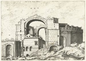 Gezicht op de Sint Pieter in Rome