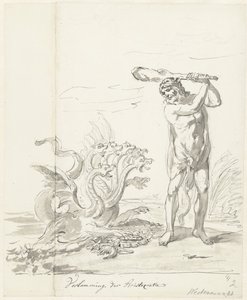 Vernietiging der Aristocratie, decoratie op de Westermarkt, 1795 door Johannes van Dregt (rejected attribution)