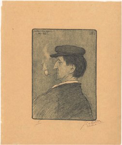 Portret van Gerrit ter Haar door Johannes van Gijn (signed by artist)