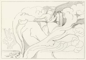 Graf van Anastasius, Inferno, Canto 11 door John (after) Flaxman
