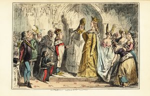 Koning Hendrik VI van Engeland getrouwd met Margaretha van Anjou in Titchfield Abbey, 23 april 1445