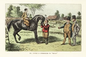 Twee Engelse heren beoordelen een paard in een paddock