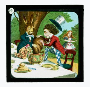 Alice in Wonderland, Gekleurde Lantaarnplaten