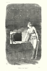 Sir John Tenniel cartoon: "Wat van de Nacht?" door John (after) Tenniel