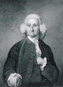 Jonathan Trumbull (1710-85) gegraveerd door E. Mackenzie door John (after) Trumbull