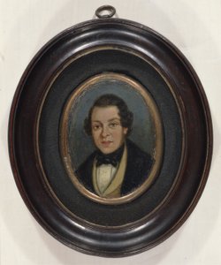 Miniatuur: Portret van Abram Constable (1783-1862), broer van de kunstenaar