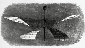 Helikopter van Enrico Forlanini (1848-1930), pentekening, Italië