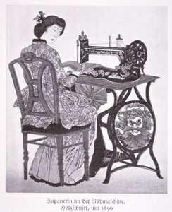 Japanse naaimachine door Walter Charles Mills