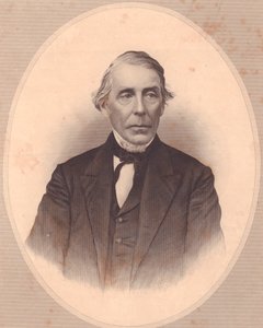 Portret van Amerikaanse Methodistische geestelijke John Price Durbin (1800-1876), gravure door W Wellstood door Walter Charles Mills